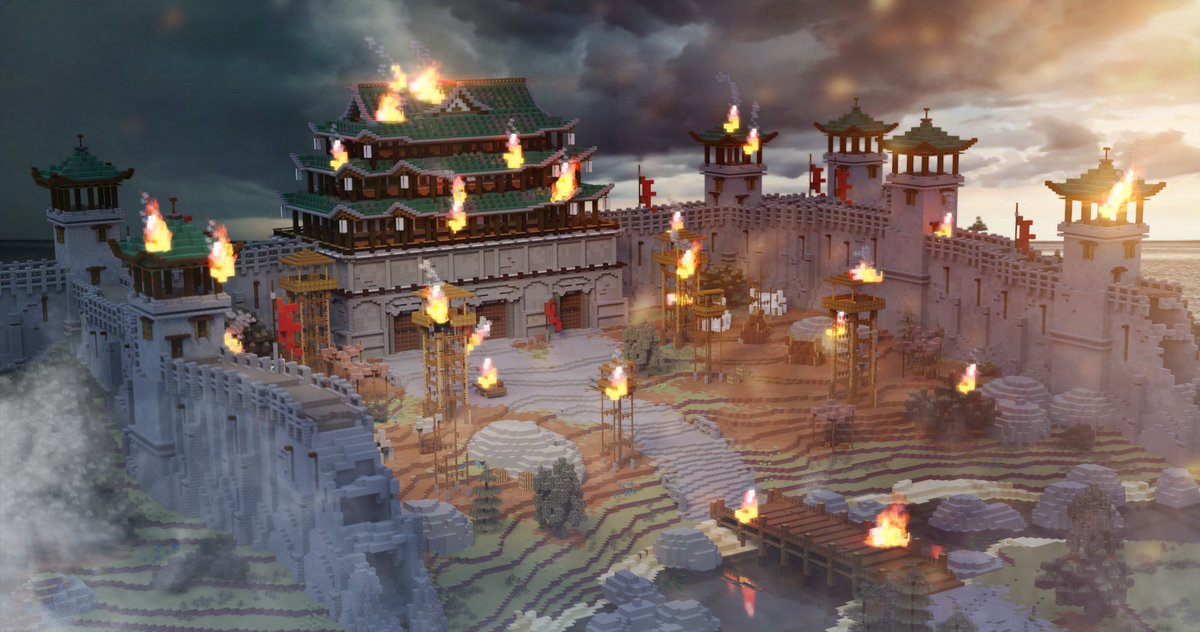 EinHonigtee's tweet image. Here is a burning version of it

Built by @EinHonigtee
Render by @YitzuBuilds

#Minecraft #minecraft建築コミュ