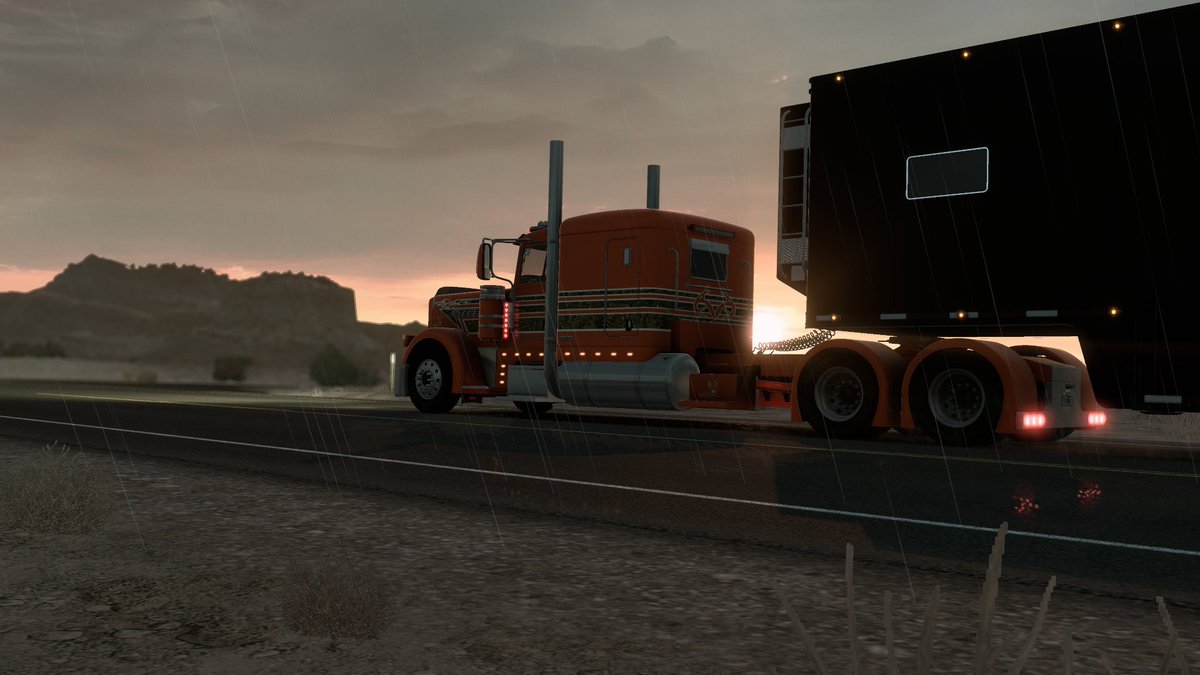Thatmobguy's tweet image. Just Trucker arioound ats @SCSsoftware loving the new Lighting system. @PhoenixVTC