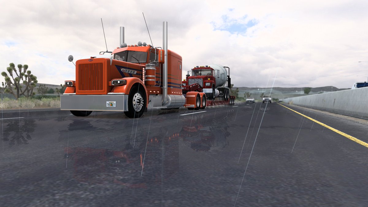 Thatmobguy's tweet image. Just Trucker arioound ats @SCSsoftware loving the new Lighting system. @PhoenixVTC