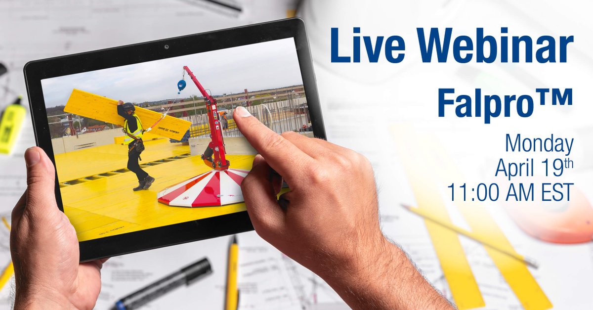 Doka_USA's tweet photo. Live Webinar: Falpro™ - the mobile fall protection anchor.
🎯Register Today:
https://t.co/lq3ZSQi39o
#ConstructionSafety #BuildOnSafety #DokaSafety #ConstructionSafetyWeek #Falpro https://t.co/CblC5znrDj