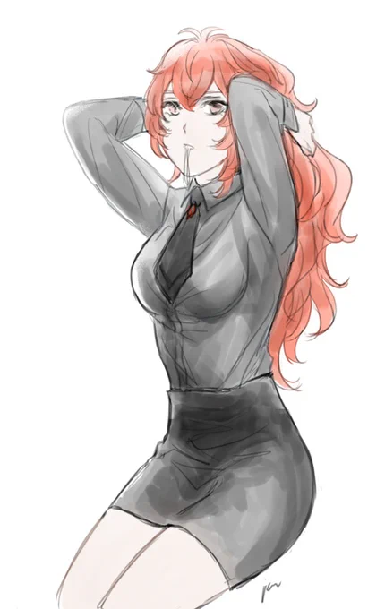 [Genderbend] "Long time no booba," thought I. 