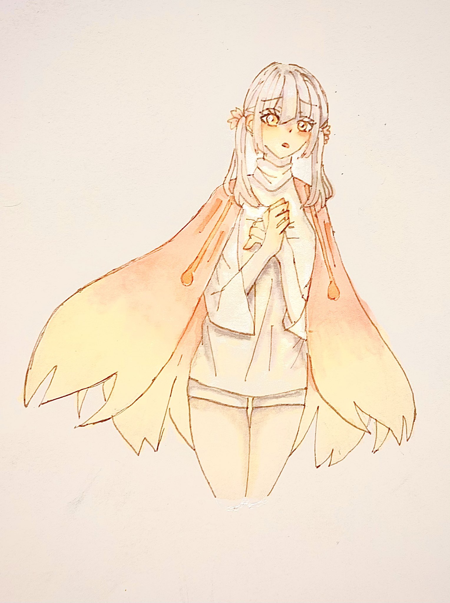 Rino 顔あり 色塗りました イラスト アナログ コピック Sky星を紡ぐ子供たち Thatskygame T Co Krnauoxg5w Twitter
