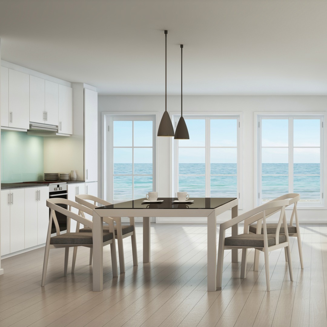 realtygirl's tweet image. With all the different features you can incorporate into a kitchen, nothing brings more life to it than a window wall. #WindowWall #KitchenDesign #Interior Design