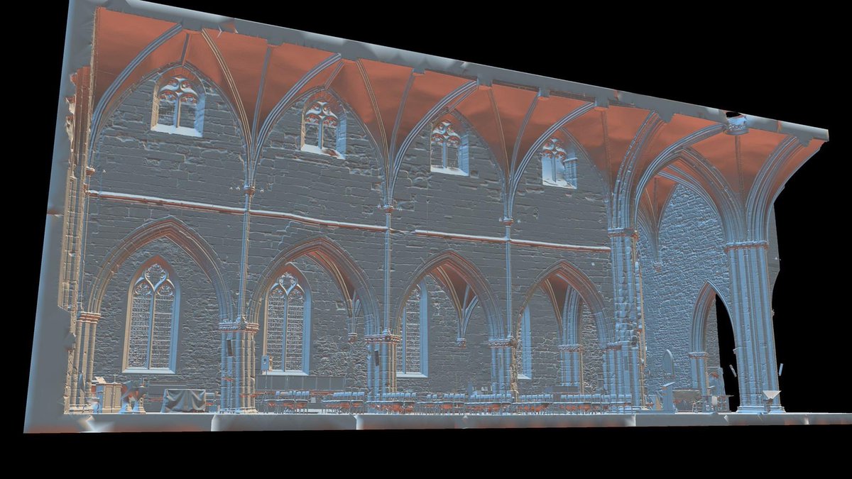 ShrgOf's tweet photo. Big news! Not only have we been trawling through the historical documents, https://t.co/u2CFVfRpPz have provided us with fantastic laser scans and digital modelling for St Mary’s! Despite their efforts to make it, We hope to blow it up 16th Century Style in the future! #Siege https://t.co/yIZaGXp1Nv