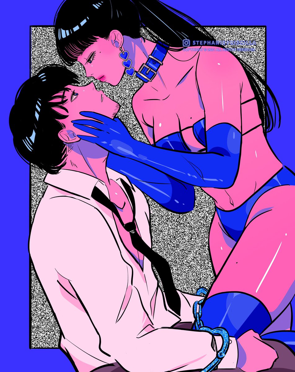 spriscillart's tweet photo. Love me harder 💙 https://t.co/YHkRt29zif