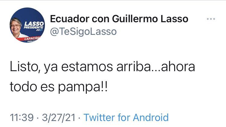 MashiRafael's tweet photo. Como verán, Lasso está preparando el mismo escenario del 2017, con el agravante de que ahora manejan descaradamente el CNE.
Debemos estar muy atentos con el control electoral y ganar lo más ampliamente posible.
#ContigoConTodosAhora https://t.co/gwQ2Dlj6q5