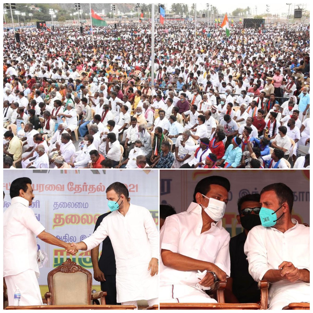 mkstalin's tweet photo. தமிழ் மண் - பண்பாடு - தனித்தன்மை மீது படையெடுக்கும் பாஜகவுக்கும், அதற்கு எல்லா வகையிலும் அடிமையாக துணை நிற்கும் அதிமுக கூட்டணிக்கும் எதிரான போர்தான் இத்தேர்தல்.

தமிழர்களின் அரசியல் தெளிவு மே 2 முடிவுகளில் தெரியும்.

திமுக கூட்டணி வெல்லும்; தமிழ்நாட்டின் தனித்துவத்தைக் காக்கும்! https://t.co/YqV9pcOSxV