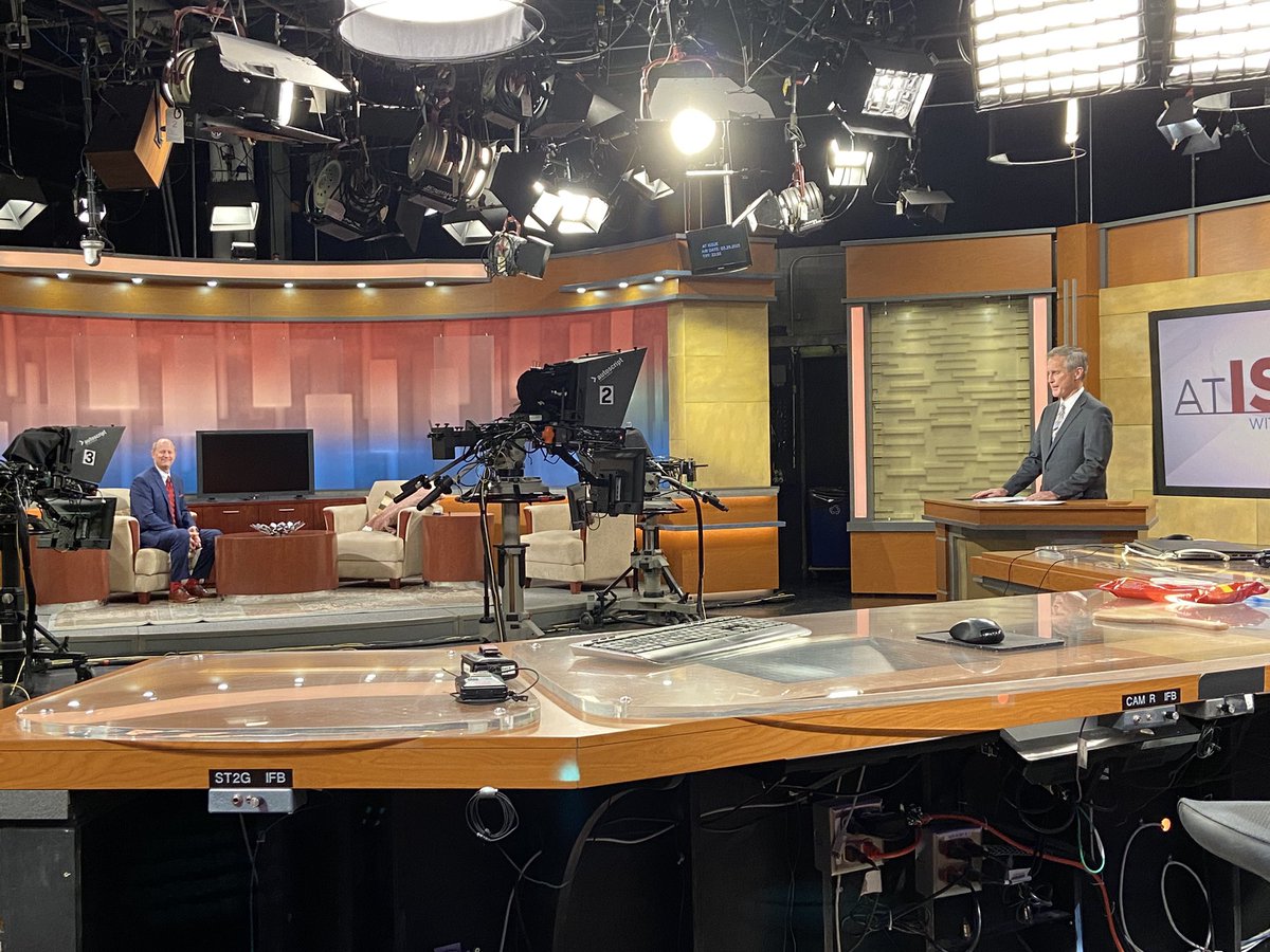 paulgazelka's tweet photo. Stopped by to tape At Issue with @thauserkstp and @melissahortman this weekend. Tune in this morning for an update on the top issues at the Capitol. #mnleg https://t.co/aGP94mkmhi