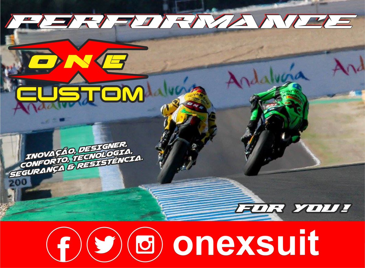 Performance e tecnologia, personalizado do seu jeito.
Entre em contado e faça seu orçamento.

#onexsuit #onexyoursize #onexcustom #wsbk #motogp #finenduranceword #wec #excelência #segurança #motovelocidade #ridesbrasil #felipporacing #fullmann.sbk #r2designer
