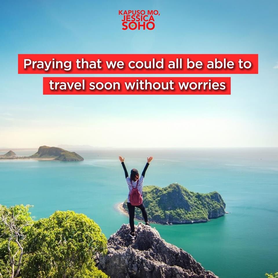 KM_Jessica_Soho's tweet photo. Sana matapos na โtong pandemic, Lord. ๐ #KMJSVirtualTours https://t.co/JKN9FBuT0h