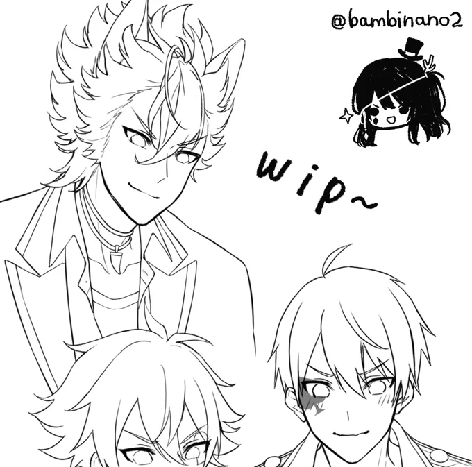 Twst Anthology・w i p
@MirrorLoop 
「MirrorLoop the Party」?ツイステアンソロジーの進捗です!
初めてジャックくんを描くのです?
ジャックくんの髪の毛を描くのはちょっと難しいけど何だか楽しい〜 