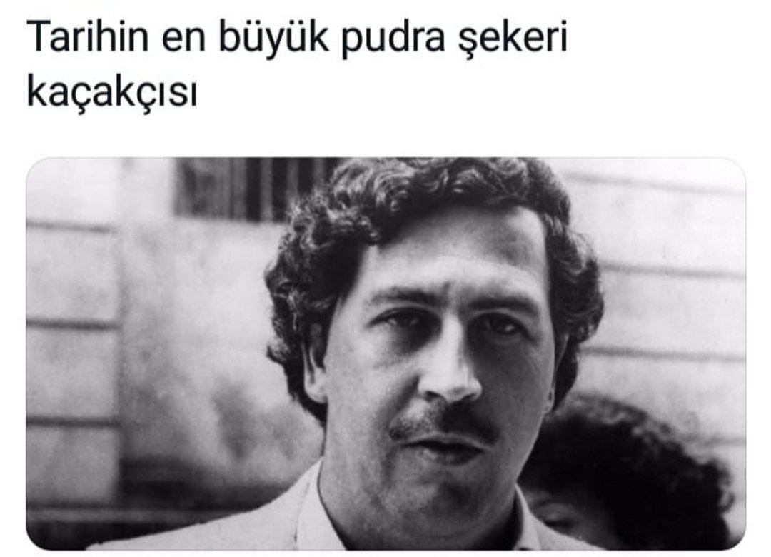 MDavrak's tweet photo. Pudra Escobar #pudrasekeri https://t.co/GuhtC2i53G