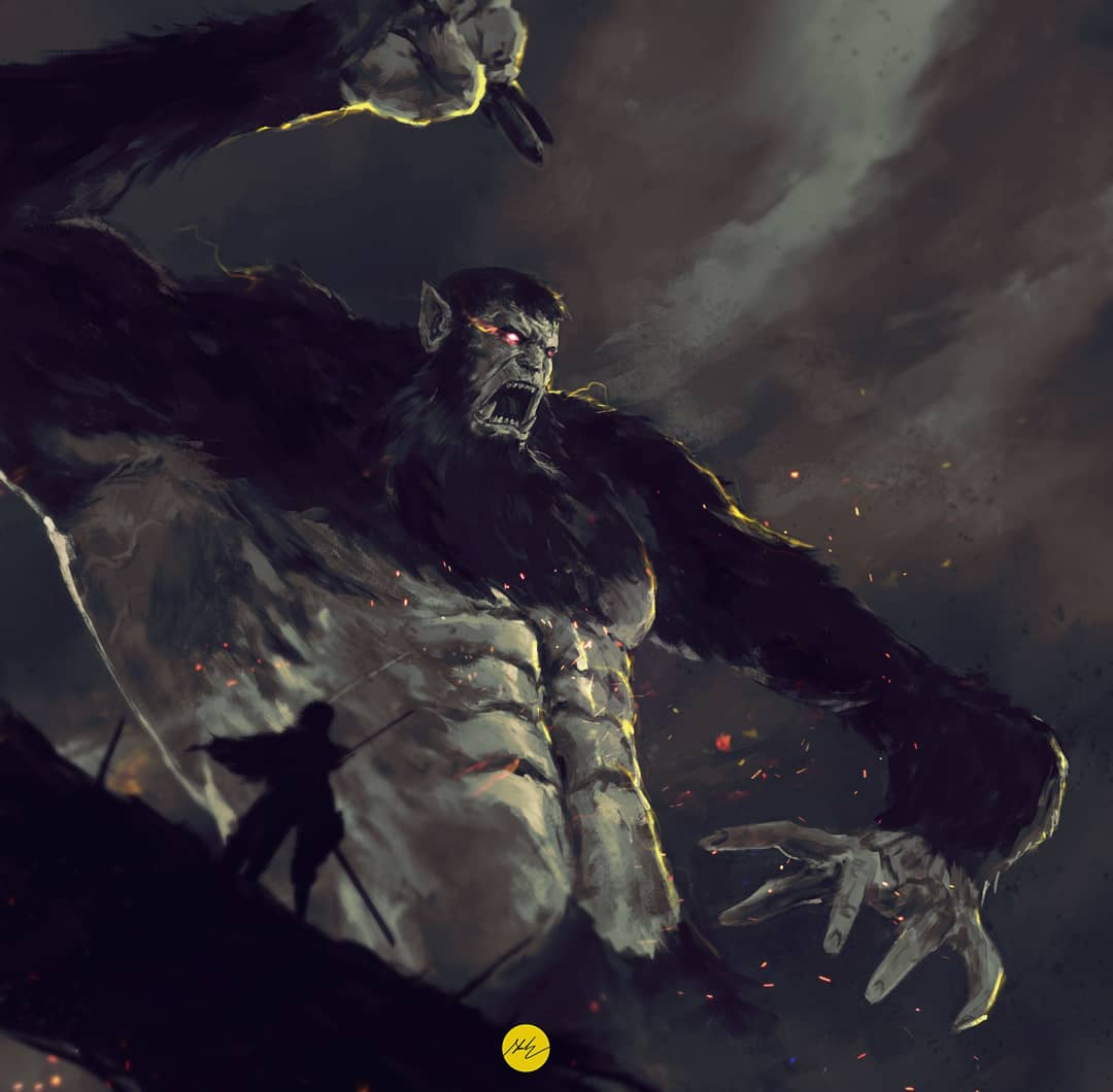 StendhalNara's tweet photo. Illustrations de #ShingekiNoKyojin par l'artiste maldivien, Ali Shimhaq. https://t.co/H8IBrYWIin