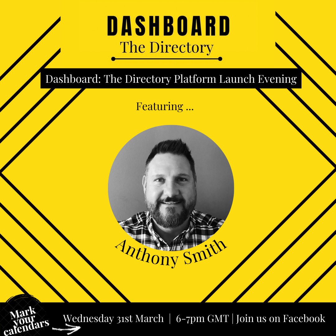 theEventMind's tweet photo. Join us for our Dashboard: The Directory Launch evening where platforms and press come together to talk all things hybrid, and see a first glance of our directory!

We’re joined with the lovely Anthony Smith on the panel! 

Wednesday 31st March 6-7pm GMT - https://t.co/dKDZjPzBs0 https://t.co/0W1pS6RlHM