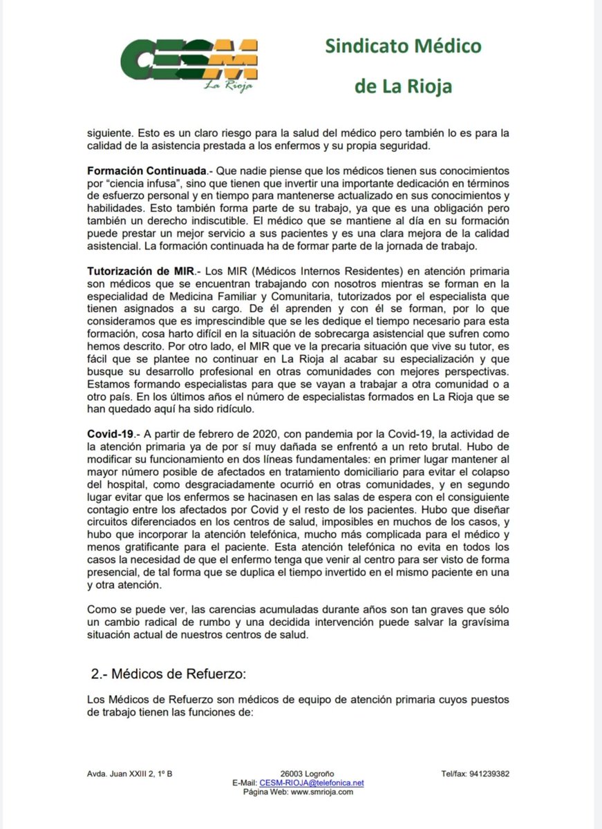 Sindicato Médico de La Rioja tweet media