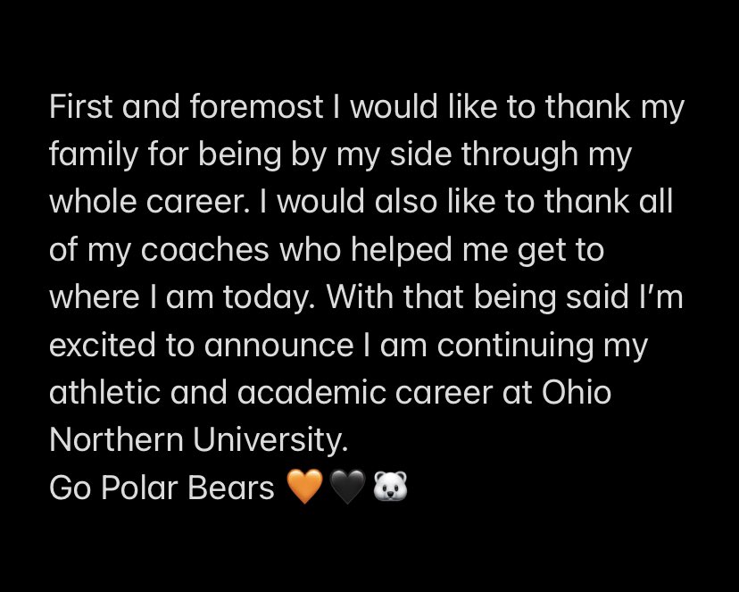 blakemichael34's tweet image. 100% COMMITTED🐻‍❄️🧡🖤 @NickNossaman @ONU_hoops @SpyReportOH