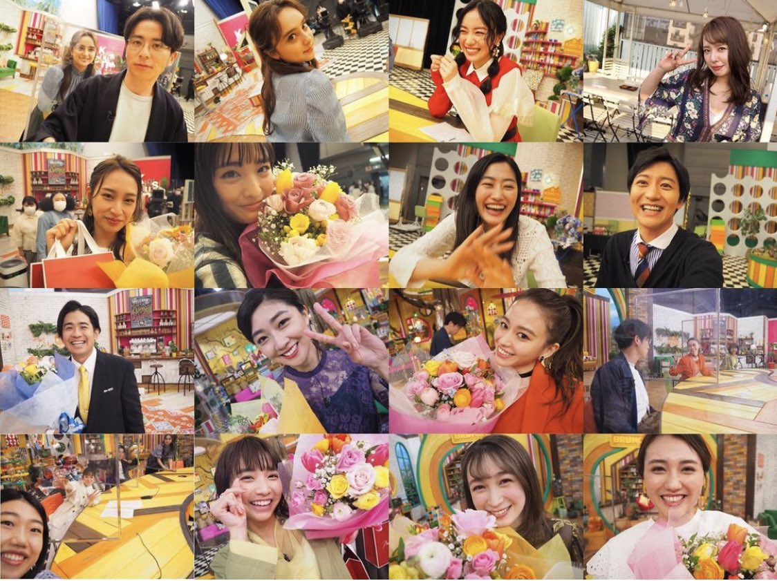 ﾐe E マンボウ Pa Twitter 佐藤栞里ちゃんinstagramより ブランチファミリーの卒業が相次ぎ こう見ると 文字通り花のようなメンバーでしたよね みんなの活躍を祈ります 佐藤栞里 さん 藤森慎吾 さん 王様のブランチ ブランチメンバー T Co