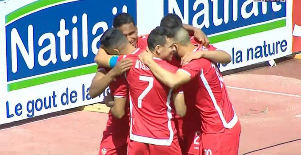 Footballogue's tweet photo. [#QualifCAN🏆] TUNISIE🇹🇳 2-1 🇬🇶GUINEE EQUATORIALE

⏱ FIN DU MATCH !

⚽️ Jaziri
⚽️ Akapo csc
                          ⚽️ Chaouat

La Tunisie termine première de son groupe avec 16 points !

#TUNGUI https://t.co/hDTGvFUtOE