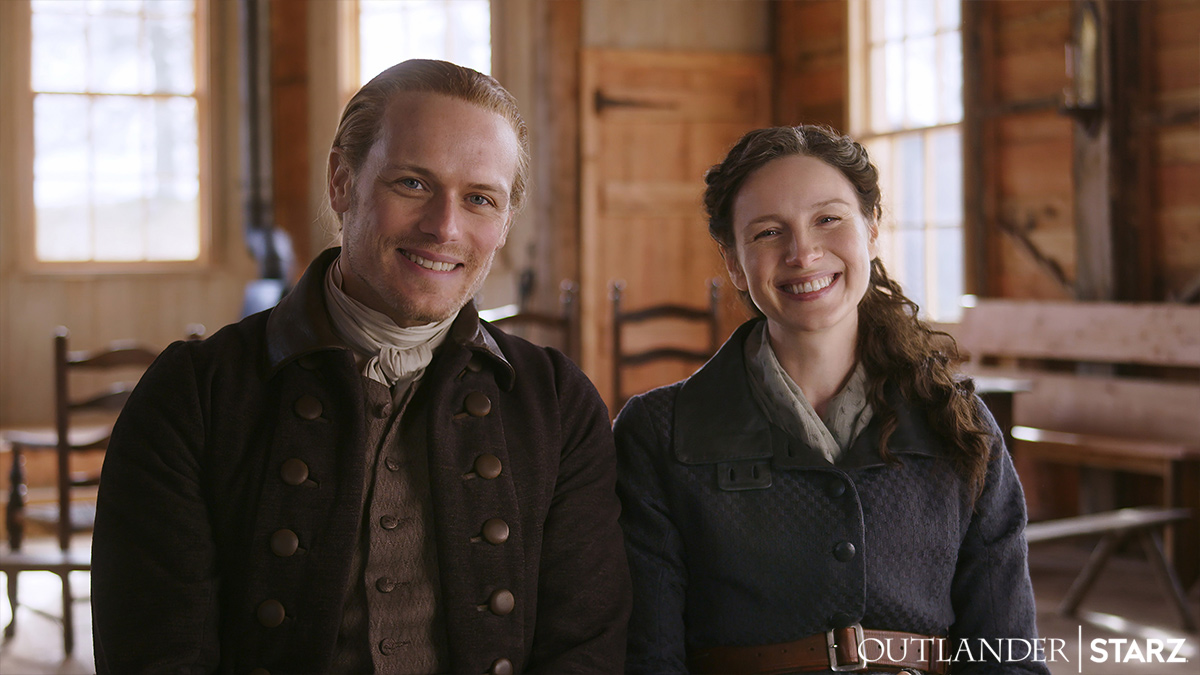 Outlander_STARZ's tweet photo. Today's the day! Get a peek inside the filming of #Outlander Season 6 before a new episode of @MenInKiltsSTARZ at 9PM E/P on @STARZ or now on the STARZ App: https://t.co/7tuiTFvWey https://t.co/HFWSu8hvql