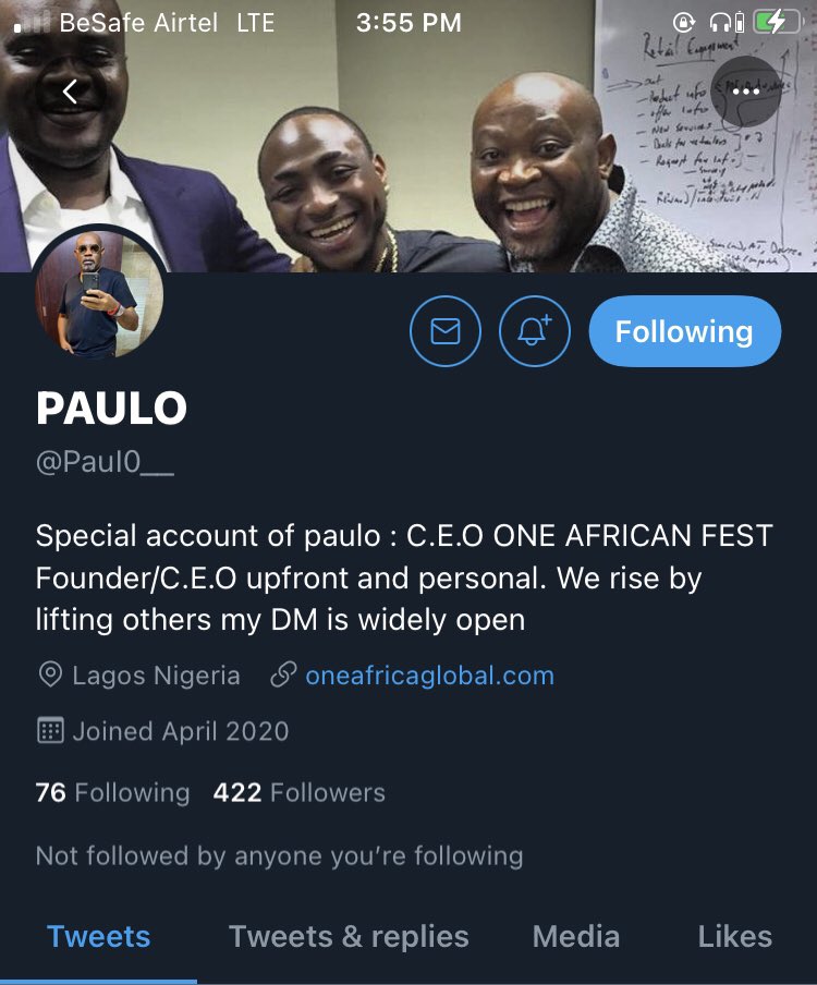 tushbarber's tweet photo. Pls guys beware of this scam account claiming to do giveaway don’t fall victim na beg i dey beg oo /Tacha/Burna #lockdown2021 #BBNaija #lautech https://t.co/AVDPabutvP