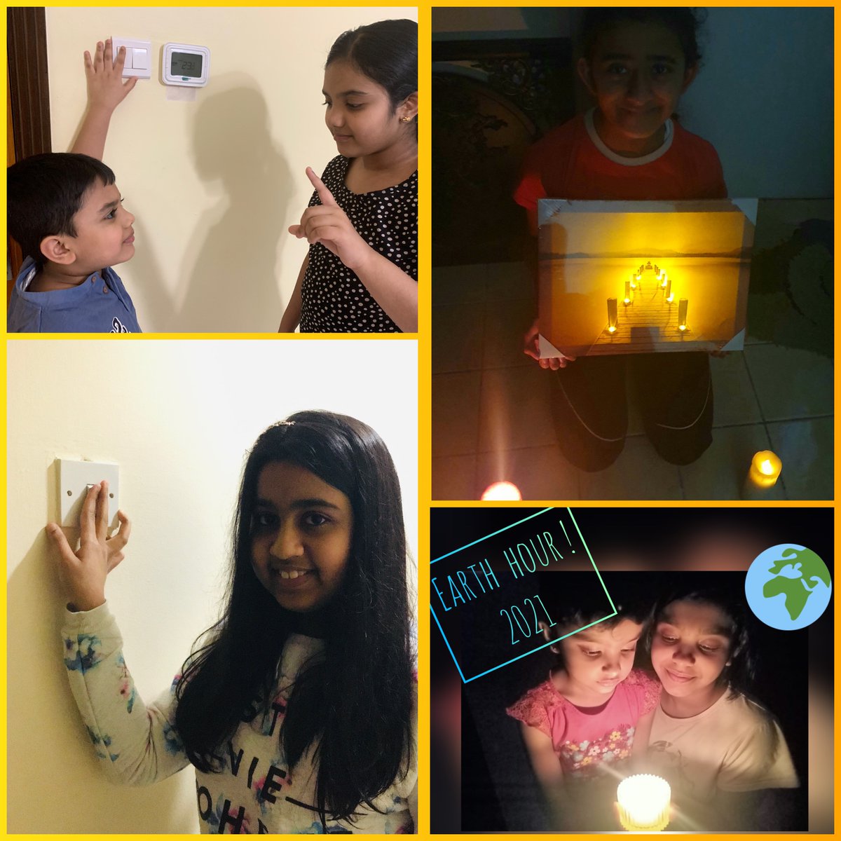 StJosephs_UAE's tweet photo. Our Josephites at SJS celebrating Earth Hour!!!
#EarthHour2021 #EarthHourUAE #SJS #ConnectToEarth #Connect2Earth #EAD #UAE #AbuDhabi #UAESchools #ADEK #CBSE #RootsandShootsUAE #SDGs #UNEP #ews_wwf #UN https://t.co/KiMcIuJuvP