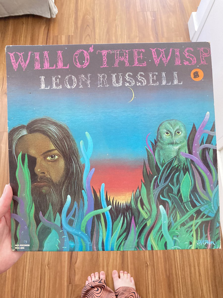 Got this record for free with my purchase and I’m so glad I picked it out because WOW what a hidden gem! #LeonRussel