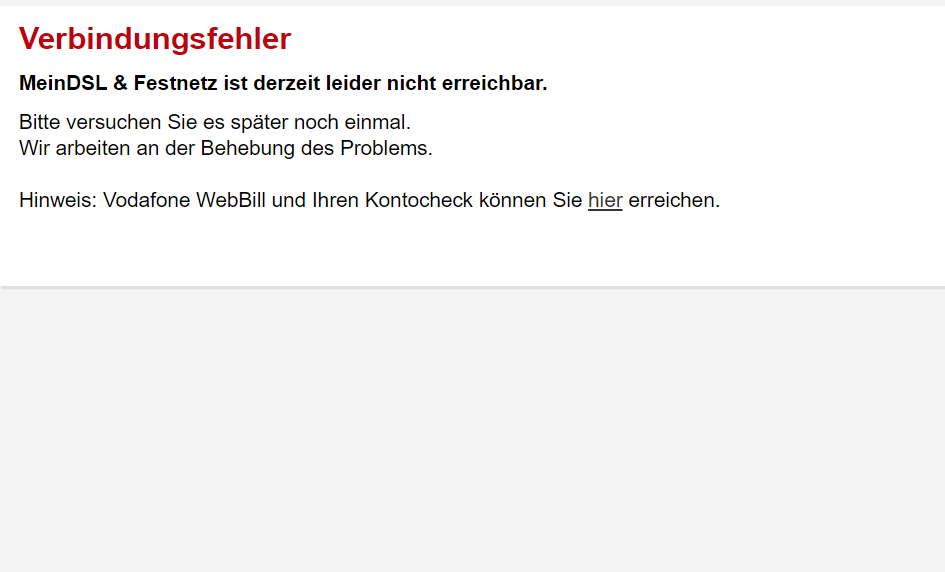 Jurdictum's tweet photo. @VodafoneIT @vodafone_de @vodafoneservice ich habe schon den ganzen Tag bei der Prüfung der neuen Adresse iRd Umzugsauftrags folgendes Ergebnis; wird das heute wieder laufen? https://t.co/r7kfmx2a6R