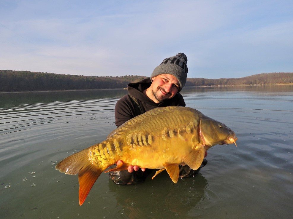 CCMooreFrance1's tweet photo. En attendant de nous montrer ses nouvelles prises, Maxime partage avec nous une photo de ce début d'année. C'était le 2 janvier dans un grand lac. Celle-ci ce sera fait prendre par une wafter de 18mm Pacific Tuna, accompagnée de quelque billes de différents diamètres.
#ccmoore https://t.co/lrmcVuoBPL