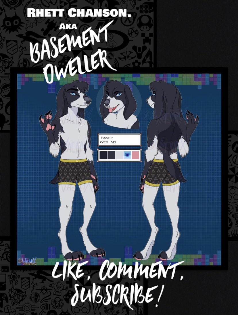 [ Character Loading Screen ... ]

🕹. N a m e : Rhett Chanson . 

🕹. A g e : Twenty Years .

🕹. G e n d e r : Trans Male . 

🕹. O c c u p a t i o n : Professional Twitch Streamer, more commonly known as Basement Dweller .

[ 🔁 + ❤️ to Unlock The Nerdy Booty. ]