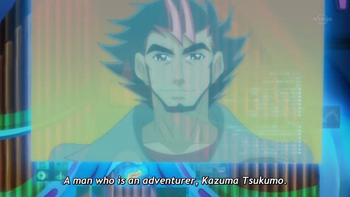 wow kazuma has the same hair spikes as yuma. and a lot was revealed this episode. ;u; too bad i accidentally spoiled myself lol also i never really paid attention to the ending before but i like the shot w/ all the arclights