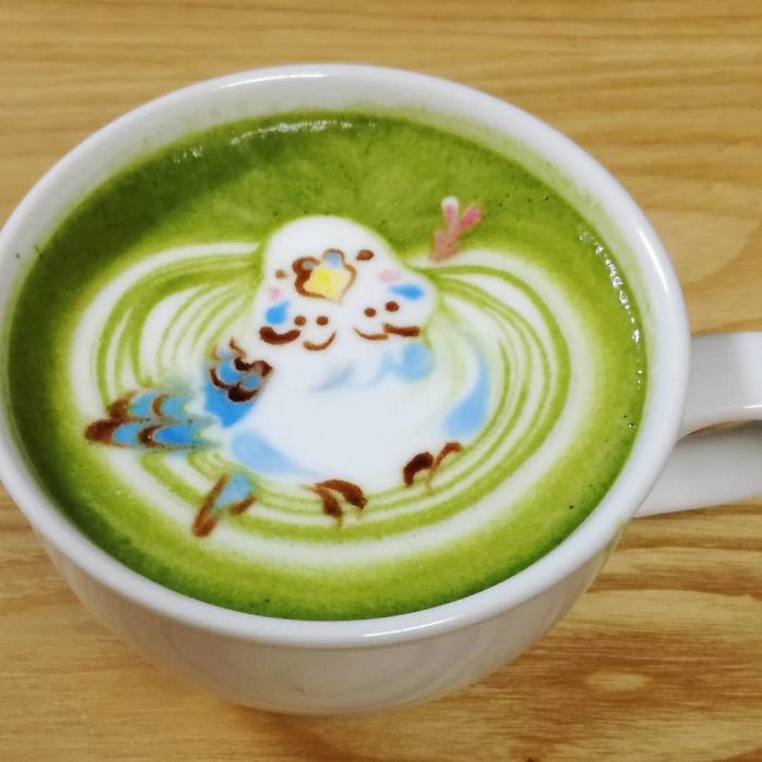 seokuva's tweet photo. cute bird coffee art ☕️❤️ https://t.co/nnnywsIeqC