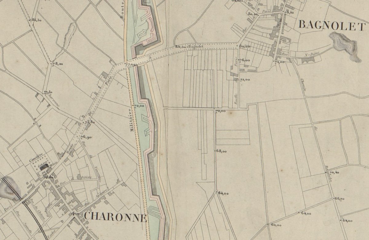 En 1769 son petit-fils vend le domaine en le morcelant par lots pour s'acheter celui du Raincy. L'acheteur du château le fait détruire. En 1844 le parc est traversé par l'enceinte de Thiers, remplacée par des HBM dans les années 1930 et l'échangeur de la porte de Bagnolet en 1969