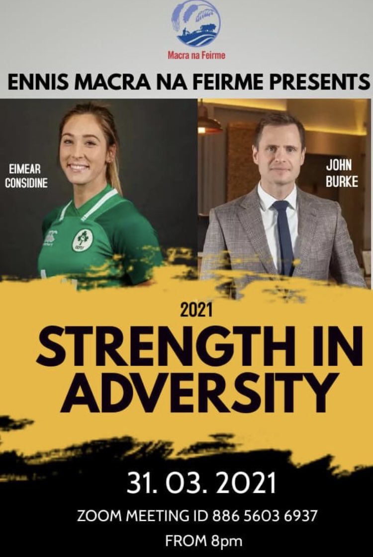 Check out our event coming up on Wednesday night on Zoom. Great guest speakers, <a href="/johnjohnb/">John Burke</a> &amp; <a href="/EimearConsidine/">Eimear Considine</a>  All welcome.