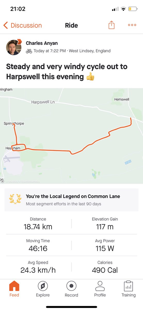 CharlesAnyan's tweet image. Lovely but horrendously windy cycle out to #Harpswell this evening after a long day on a tractor.

Made sure I am back for #LineOfDuty  👍