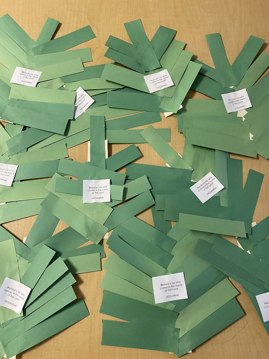 Rebecka Teves (@ms_teves) on Twitter photo Blessed is He who comes in the name of the Lord!
HOSANNA! ✝️
Our kinders wish you and yours a blessed Palm Sunday! 🙏🏽
<a href="/Ms_Russo_/">Ms.Russo</a> <a href="/deSalesTCDSB/">St. Francis de Sales</a> <a href="/ColleenMuzzatti/">Colleen Muzzatti</a> <a href="/TCDSB/">Toronto Catholic District School Board</a> Blessed is He who comes in the name of the Lord!
HOSANNA! ✝️
Our kinders wish you and yours a blessed Palm Sunday! 🙏🏽
<a href="/Ms_Russo_/">Ms.Russo</a> <a href="/deSalesTCDSB/">St. Francis de Sales</a> <a href="/ColleenMuzzatti/">Colleen Muzzatti</a> <a href="/TCDSB/">Toronto Catholic District School Board</a>