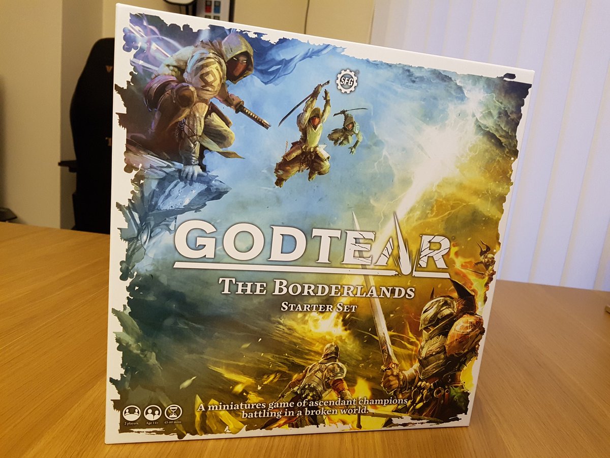 EvilMeeple's tweet photo. Our first game of Godtear was really fun! I can see why this is considered one of the best 2 player skirmish games around.

Now we just need the other starter set for the included champions, then maybe some more champions after that...

#boardgames #tabletopgames https://t.co/He7UFCoF6M