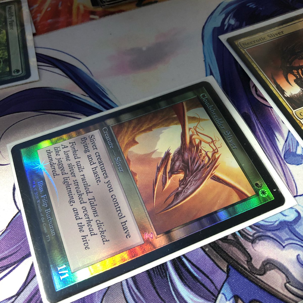 EstherTrujilloR's tweet photo. ¡He upgradeado a este pequeñín del mazo! ❤️
#mtgedh #mtgcommander #mtgslivers https://t.co/n403c18oAb