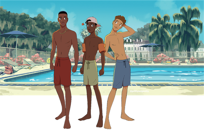 RavennaTran's tweet photo. PRITTY - On a summer day at a community pool, a black teen learns to step out of his comfort zone, &amp; with the help of a charming neighborhood boy, overcomes his fear of the deep end

Pritty is heading into its final 3 days on Kickstarter! Let's break 100K! https://t.co/wTk7YIu6bU https://t.co/Gnz8BLA1bi