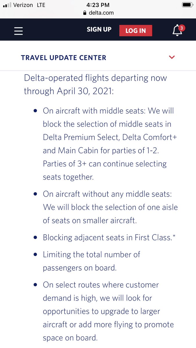 MadisonRealtor's tweet photo. @Delta  why is this not happening? You guys were doing such a great job and now aren’t following through on your own policy? https://t.co/5bkGTVCtzG