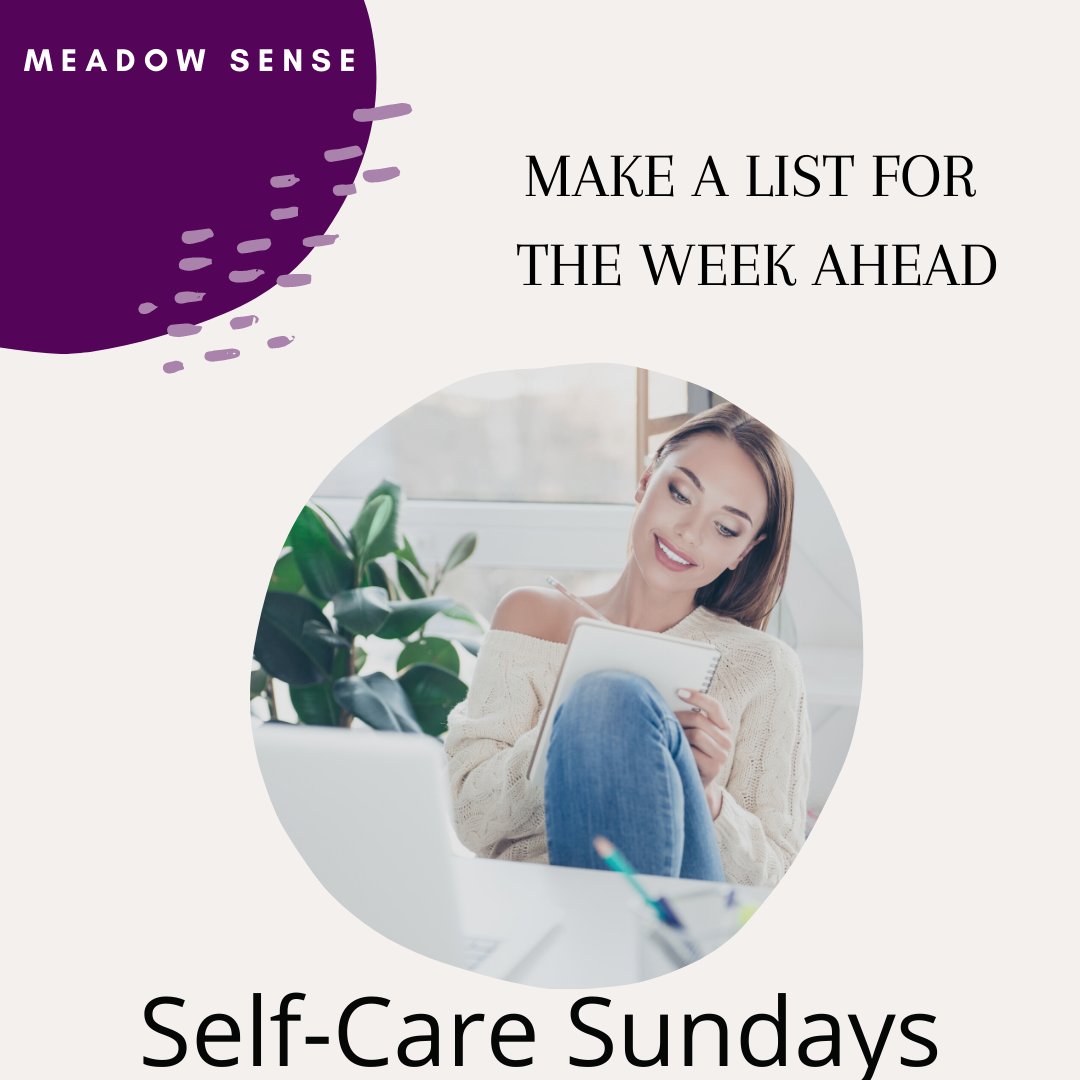 meadowsense's tweet photo. Meadow Members,

Get a head start on your week by making a to-do list. If it looks overwhelming, be sure to schedule some fun tasks like a pedicure or a trip to the mall so that you have something to look forward to.

#selfcare #selfcaresunday https://t.co/byRlybNzOW