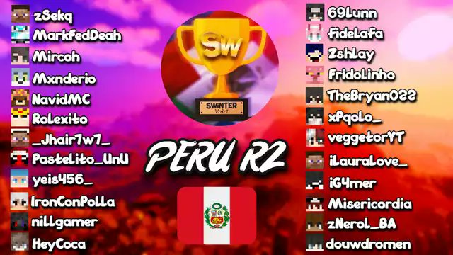 SkyWarsNations's tweet photo. La Tercera es la Vencida no? 🏆🏹
Estamos Listos Para Hacer Historia👀
Presentamos A los Representantes De Perú R1🇵🇪 Y Perú R2🇵🇪 
Les Queremos  Agradecer Por Darnos La Oportunidad De Traer Este Torneo 
Host/@RedMCNet /Diseño By @Jireht_  Suerte a Todos  ❤️🏹🌍🇵🇪 No Te Lo Pierdas https://t.co/nr5C0USDXG