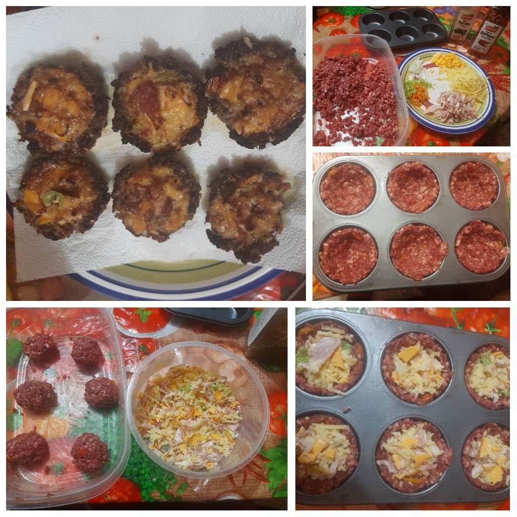 MzYolz's tweet photo. https://t.co/HbavEYuSFA

Loaded Burger Bowls
Gluten free
Meat- Bacon, Ground beef, lean
Your favorite spices 
Dairy- Cheddar cheese https://t.co/YssT0tH2Nr