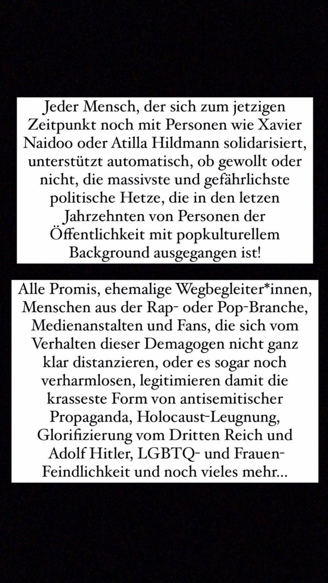 chromschwarz's tweet photo. Mir ist das sehr wichtig bitte nehmt euch kurz die Zeit und geht in Instagram in die Story von @/visavieofficial und schaut euch das an was aktuell krankes bei Attila, etc. abgeht.. hier ein paar Auszüge davon https://t.co/ok8U7dPOQj