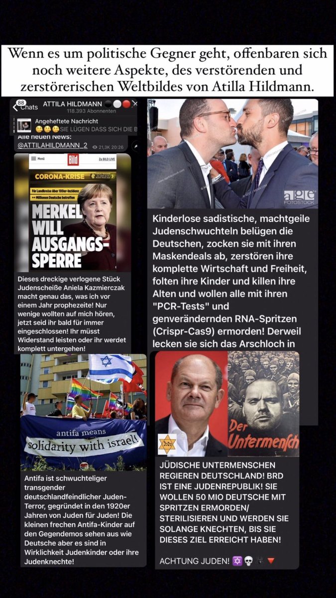 chromschwarz's tweet photo. Mir ist das sehr wichtig bitte nehmt euch kurz die Zeit und geht in Instagram in die Story von @/visavieofficial und schaut euch das an was aktuell krankes bei Attila, etc. abgeht.. hier ein paar Auszüge davon https://t.co/ok8U7dPOQj