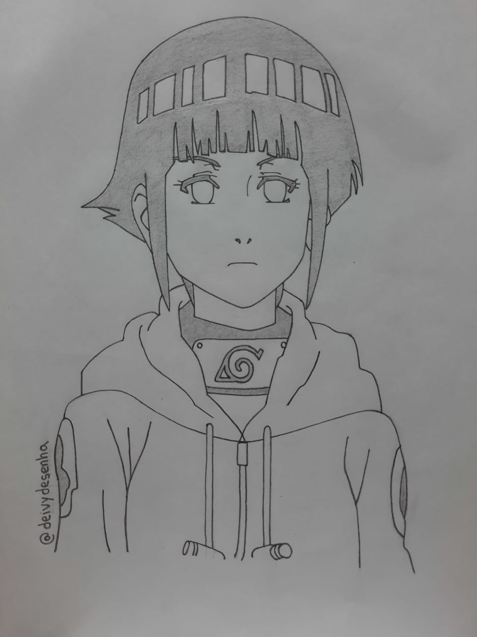 HOW TO DRAW HINATA FROM NARUTO /// COMO DESENHAR A HINATA DE