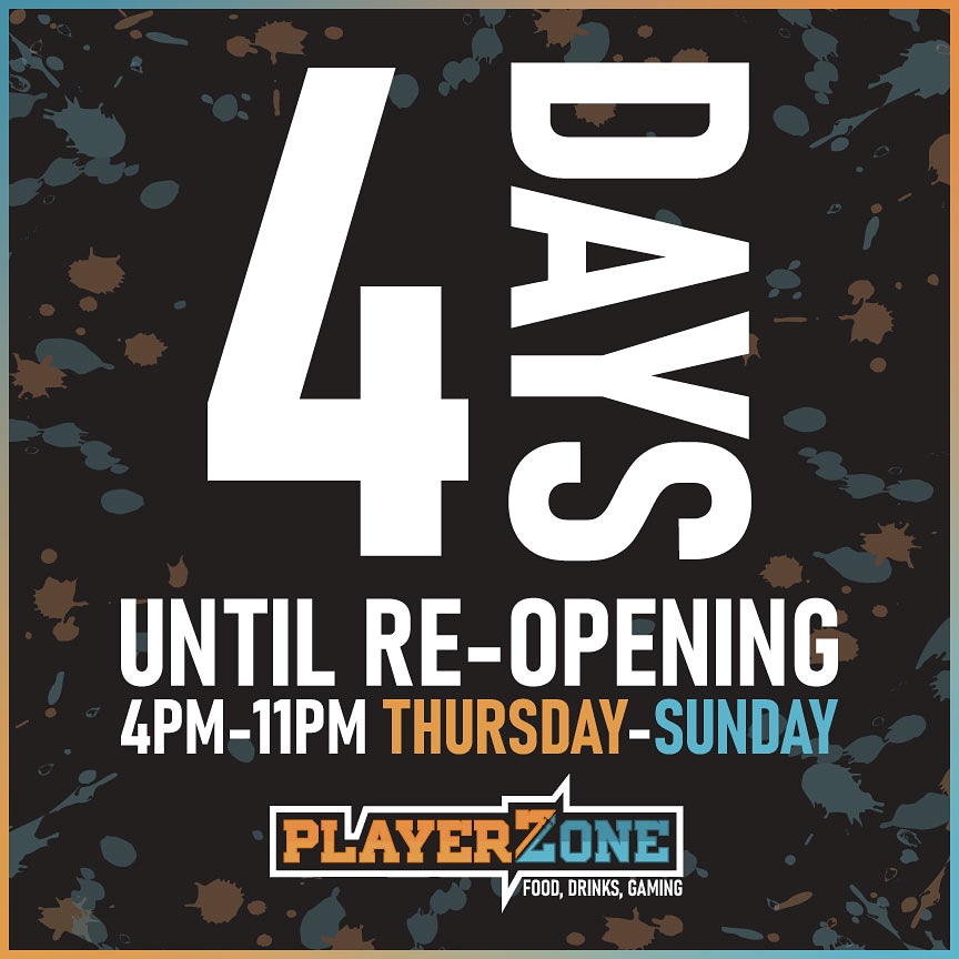 The weekend might be flying by, but that just means we're another day closer to our re-opening!