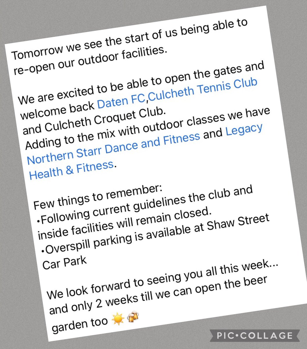 Culcheth Sports Club (@culchethsports) on Twitter photo 