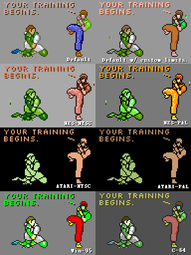 DerektheBrony's tweet photo. Saw a Recent Release of the Flying Warriors Sprite-Rip, so I decided to finally use it for the base for my OC and Me-Insert. #sprites #aseprite #pixelart #nes #commodore64 #flyingwarrior #styleemulation #8bit #atari #windows95 https://t.co/j3rNJyzuoX