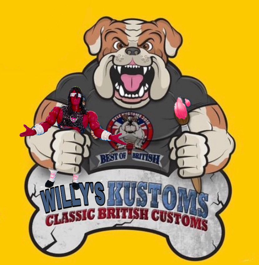 WilllyWilson's tweet photo. 💕💕 VOTE MOTU BRET 💕💕
Who the hell is @kylekustoms2018 anyway???
#jokes 😆 Frankie thanks a load for all your help and advice 💜 @kylekustoms2018 is an absolute legend and his Bret is phenomenal!!!
#hWo #hWoCustomFriday @hWoOfficialPage https://t.co/wW4EkmGsTJ