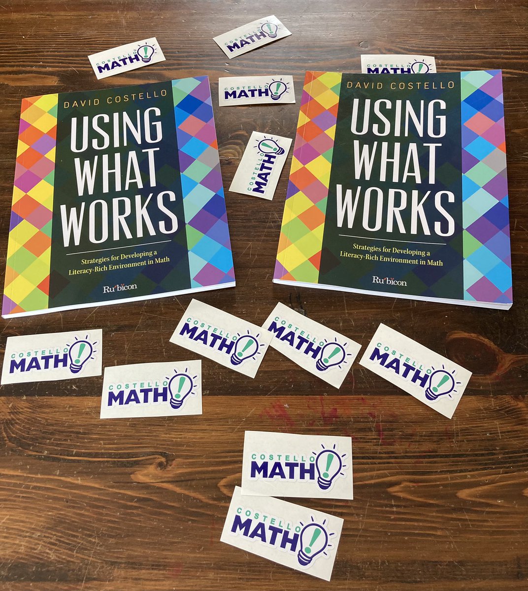 dr_costello's tweet photo. BOOK GIVEAWAY!

I’ll give two lucky winners a free copy of my book #usingwhatworks if they retweet this post! It’s filled with instructional practices and learning strategies. I’ll also give them my new #CostelloMath stickers for their laptop/tablet!

Contest closes on Friday! https://t.co/7oXBoLbwwH